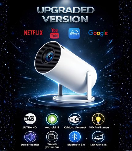 Upgrade Pro Android WiFi Projeksiyon Cihazı