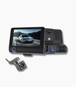 170° Geniş Açılı 3 Kameralı Araç Kamerası | 4” LCD Ekran + 1080p Yol Kayıt - Görsel 4