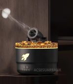 Lav Topu Alev Efektli LED Işıklı Aromaterapi Difüzör