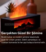 Şömine Tasarımlı LED Işıklı Aromaterapi Difüzör