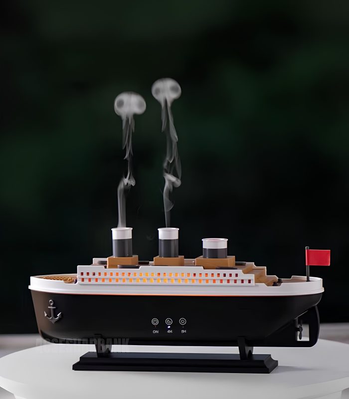 Titanic Gemi Tasarımlı LED Işıklı Aromaterapi Difüzör