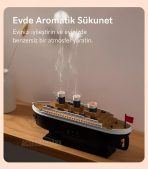 Titanic Gemi Tasarımlı LED Işıklı Aromaterapi Difüzör