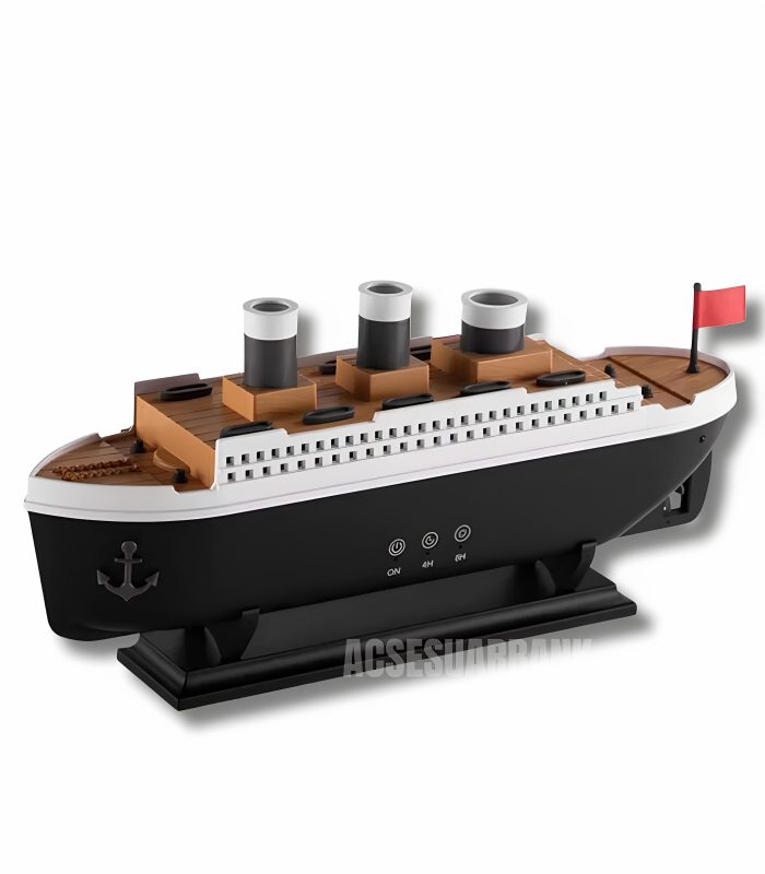Titanic Gemi Tasarımlı LED Işıklı Aromaterapi Difüzör