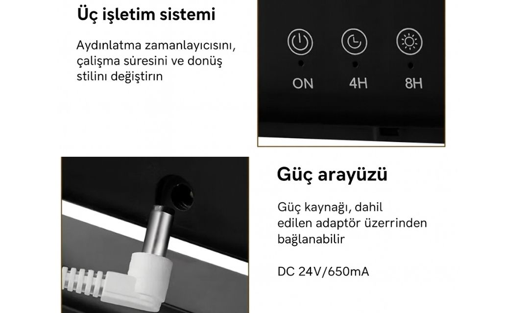 Titanic Gemi Tasarımlı LED Işıklı Aromaterapi Difüzör