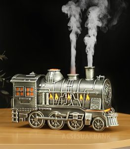 Tren Tasarımlı LED Işıklı Aromaterapi Difüzör