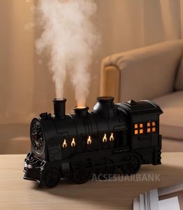 Tren Tasarımlı LED Işıklı Aromaterapi Difüzör