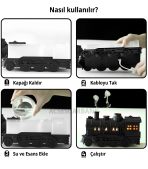 Tren Tasarımlı LED Işıklı Aromaterapi Difüzör