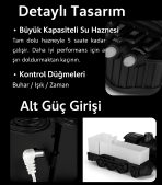 Tren Tasarımlı LED Işıklı Aromaterapi Difüzör - Görsel 5