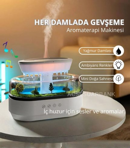 Yağmur Ormanı Aromaterapi Nemlendirici Difüzör