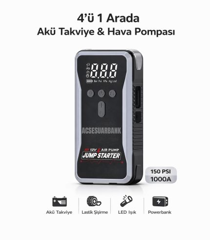 Akü Takviye Cihazı 4’ü 1 Arada