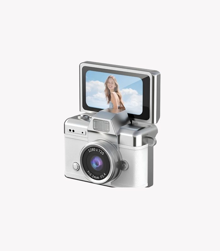 Mini Dijital Fotoğraf Makinesi HD Video 180° Flip Ekran