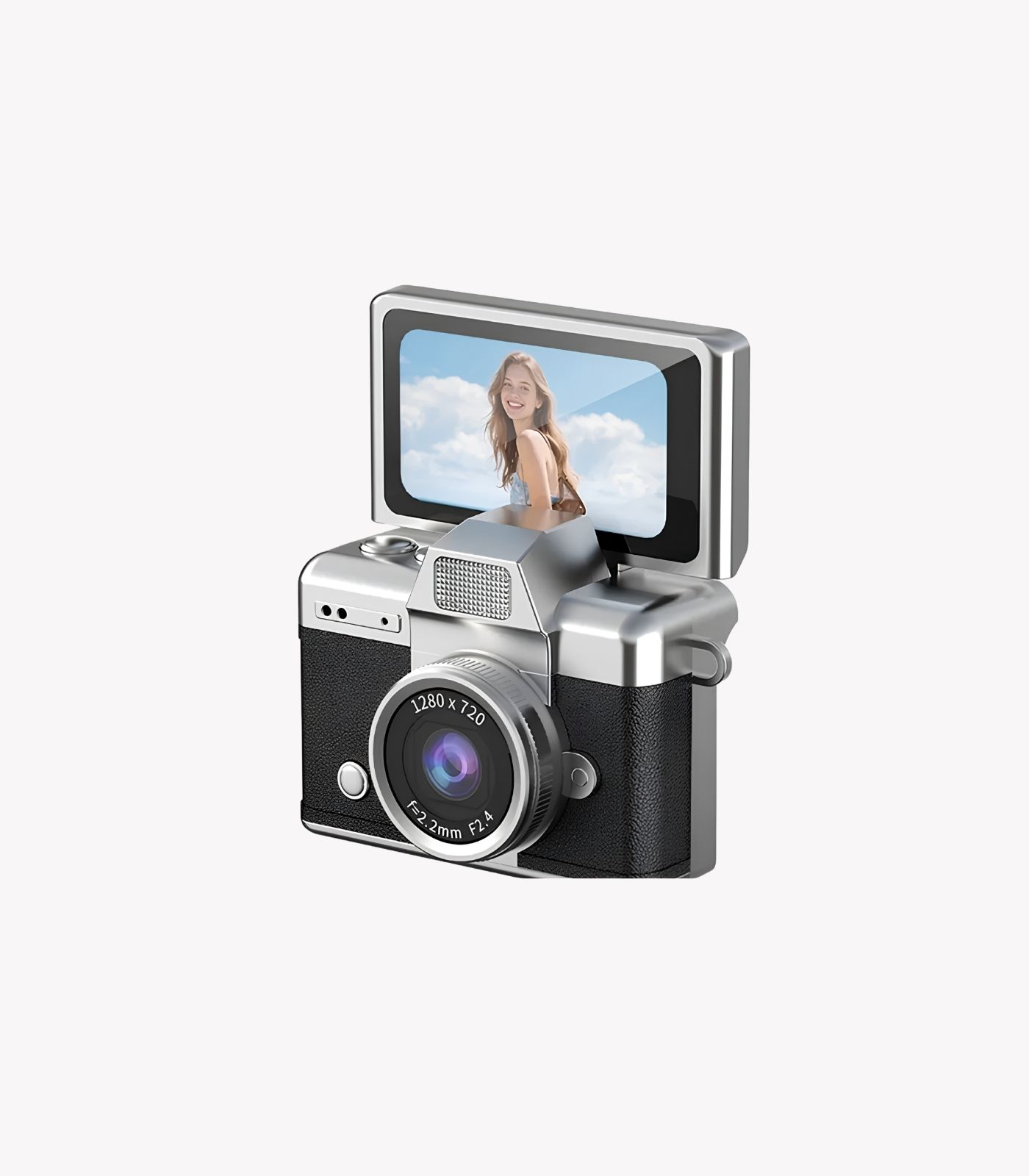 Mini Dijital Fotoğraf Makinesi HD Video 180° Flip Ekran