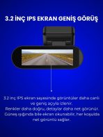 4K Araç İçi Kamera Drive M