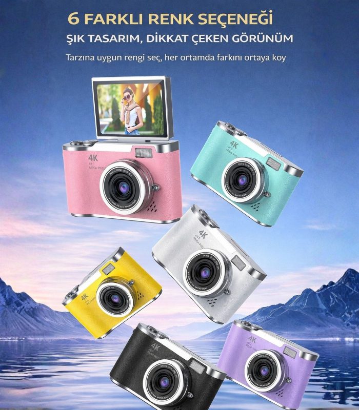 4K Dijital Fotoğraf Makinesi