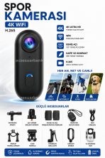 4K Klipsli Manyetik Aksiyon Kamerası