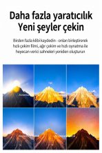4K Ultra HD Vlog Kamera WiFi 270° Döner Lens Aksiyon Kamerası
