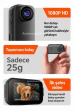 Ekranlı Vlog Kamera F2 – Kompakt Tasarım, Uzun Kayıt Süresi ve Pratik Kullanım