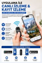 Klipsli Mini Aksiyon Kamera 1080P WiFi